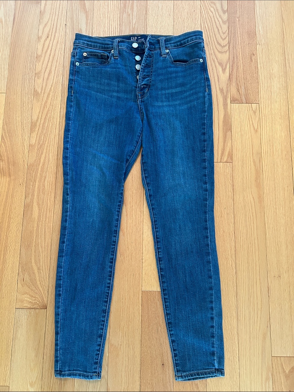 GAP Denim Button Fly Leggings